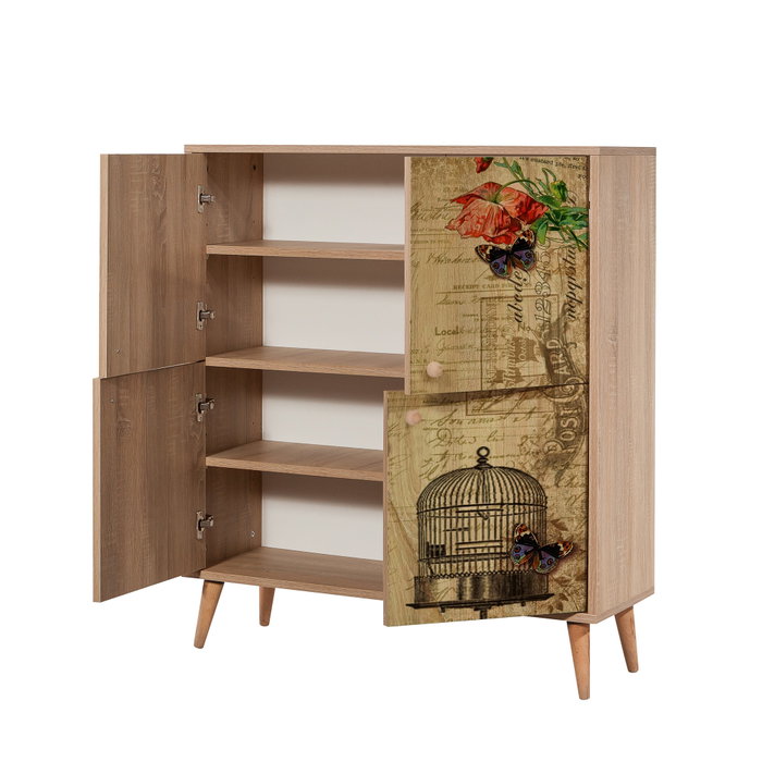 Hanah Home Multilux - 734 Armario multiusos Roble Sonoma Hanah Home Multilux - 734 Armario multiusos Roble Sonoma